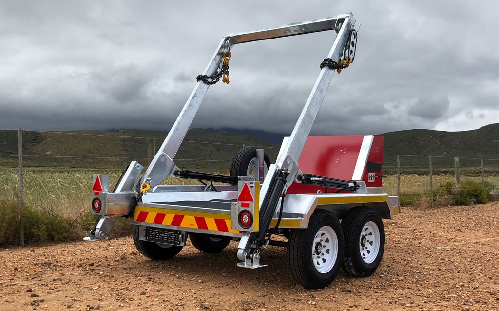 Skip Trailer Double Axle